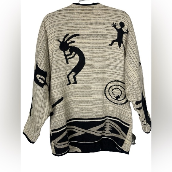 Vintage Kokopelli South Western Shrug Cardigan Jacket Aztec USA Women’s Size S‎ - Picture 7 of 10
